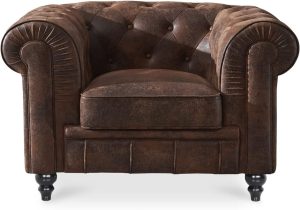 fauteuil Chesterfield Vintage d’INTENSE DECO