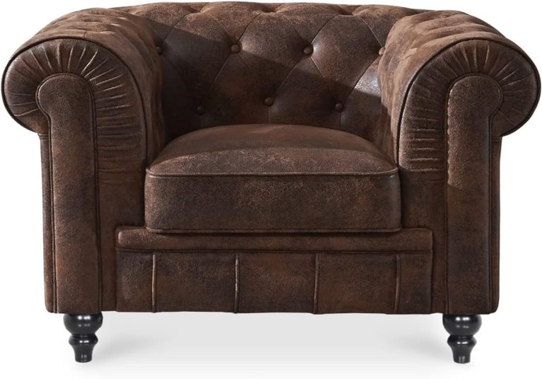 Fauteuil Chesterfield Vintage - INTENSE DECO