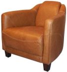 Notre test de Drugstore modern Fauteuil Club Cigare Cuir Camel
