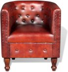 Notre test de VidaXL Fauteuil en Cuir véritable Marron Taille Unique