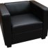 Notre test du fauteuil CLP Lounger Manea, en similicuir noir