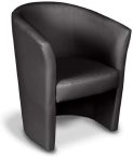 Notre test du Dmora Abrera, fauteuil de salon en simili cuir noir