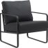 Notre test du fauteuil Mendler Lille, en cuir reconstitué noir