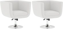 Notre test du duo de fauteuils vidaXL Design Club, en blanc